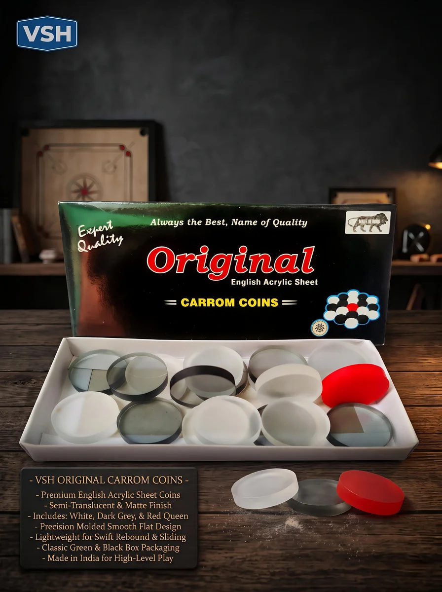 VSH Carrom Coin acrylic 6 mm