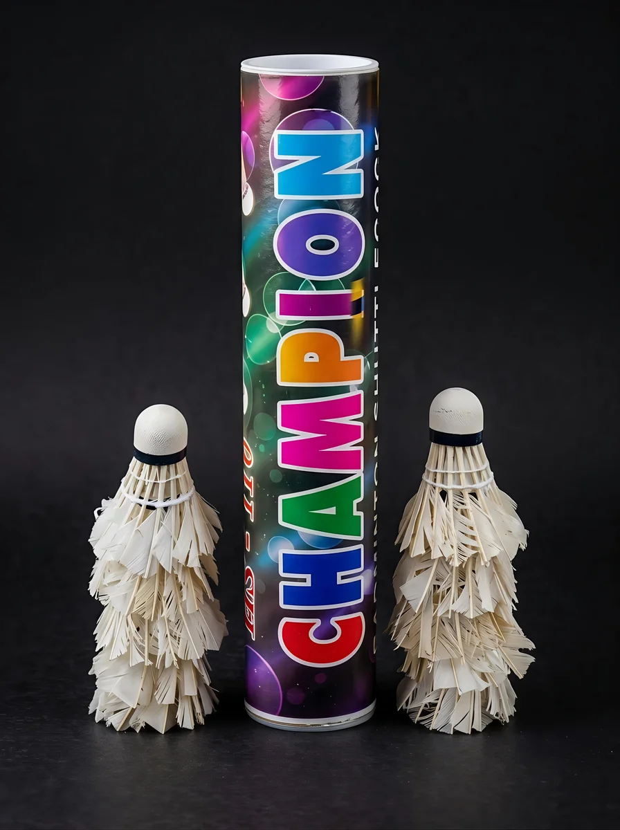 Champion feather shuttlecock