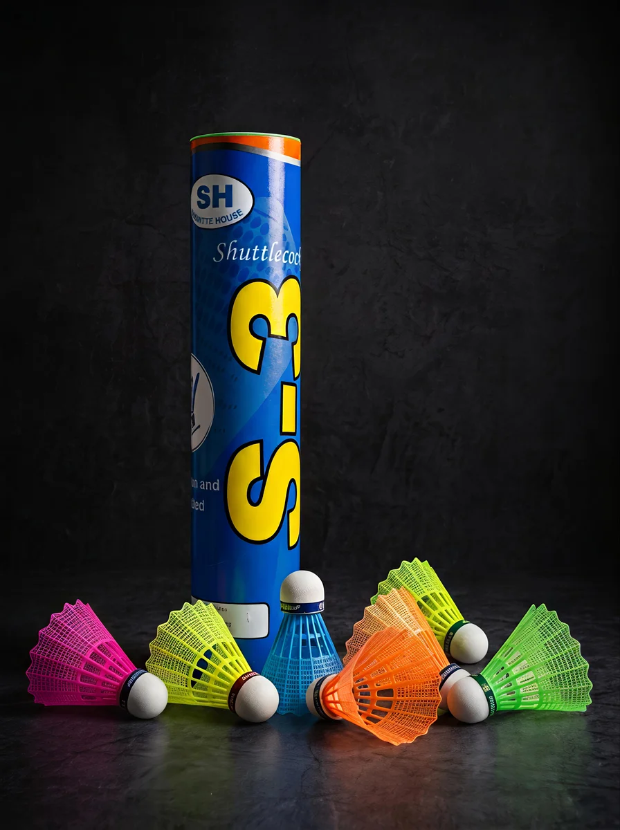 S3 plastic shuttlecock multicolour