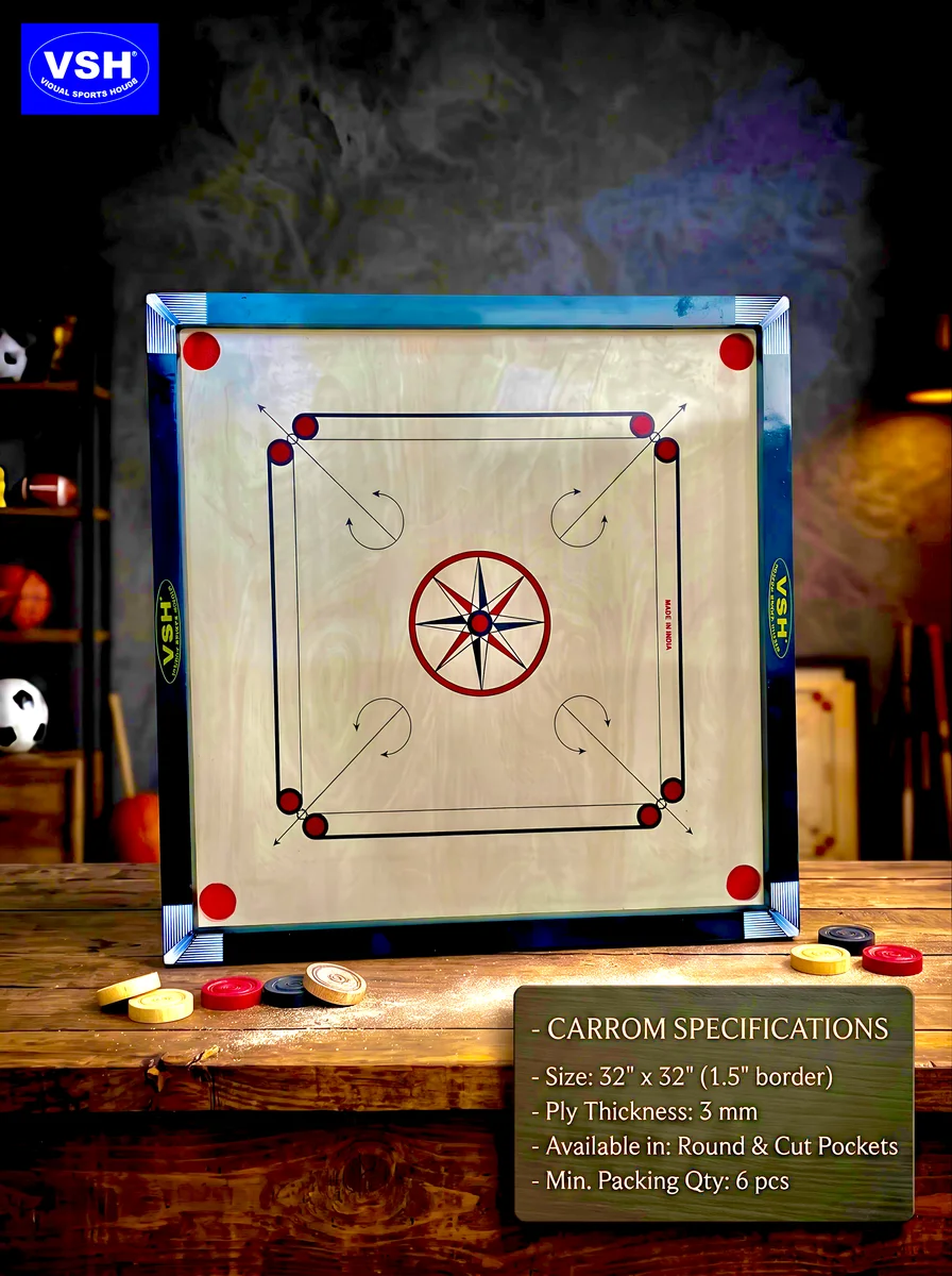 Vsh carrom board full 1st
