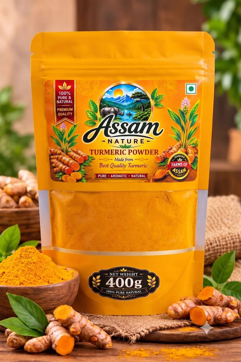 Assam Nature Turmeric powder (Haldi) - 400gm