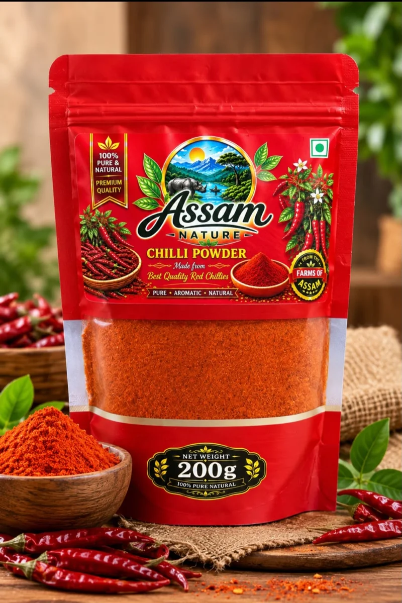 Assam nature Chilli powder (mirchi) - 200gm