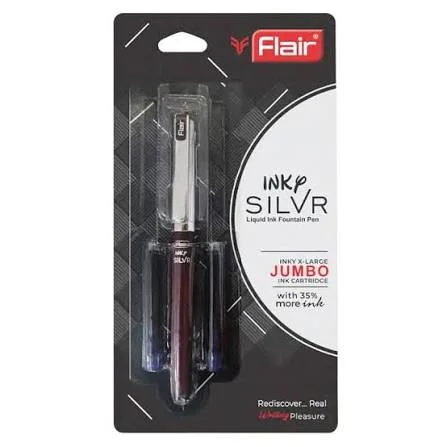 Flair INKY SILVER Fountain Pen