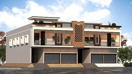 70'x80' Residential Cum Commercial Building Design