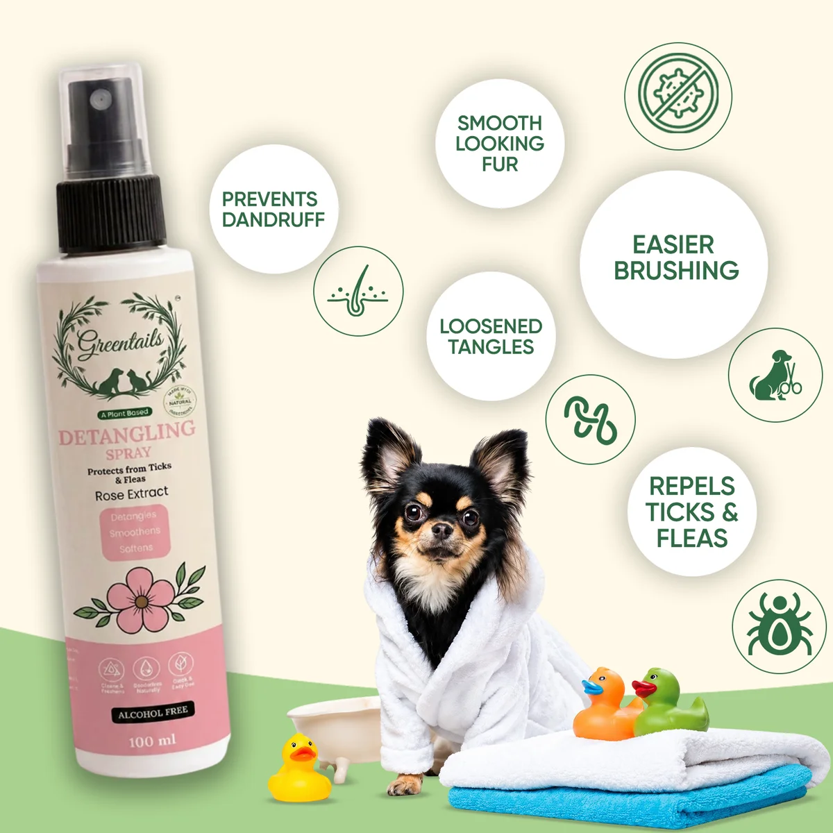Detangling Spray For Pets 100 Ml 6