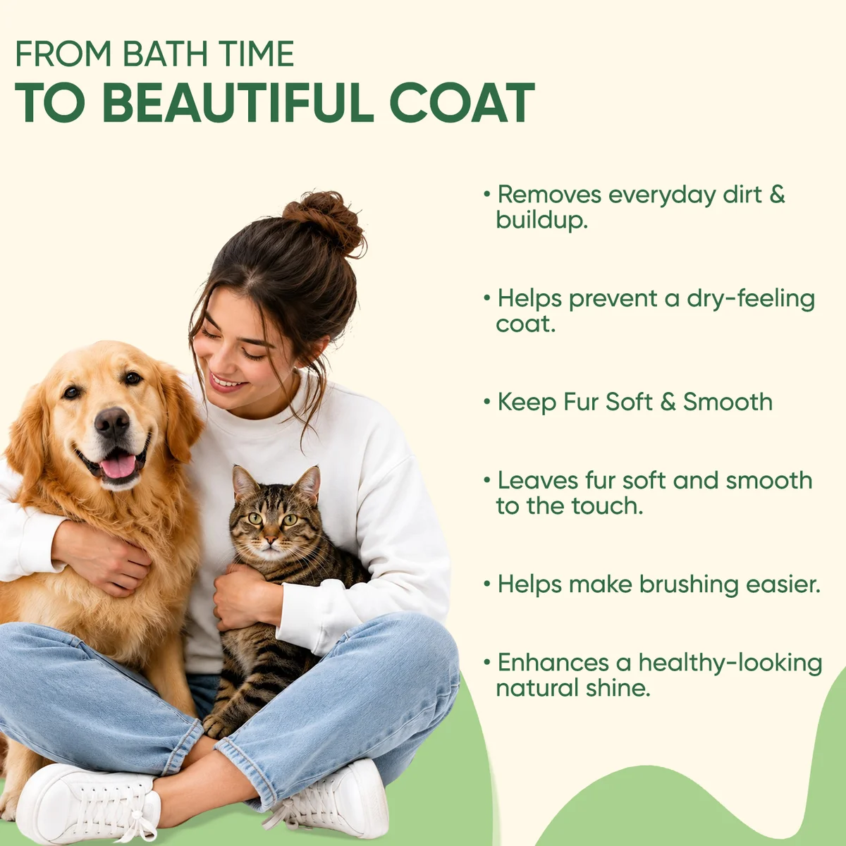 Greentails Shampoo + Conditioner 200Ml 5