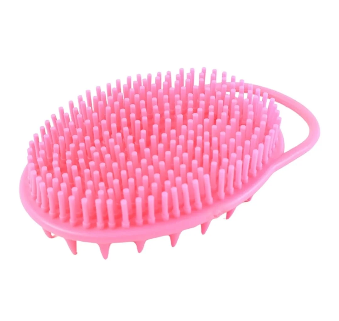 Silicon Soft Bristle Bath Pet Brush For Dogs And Cat - Pack Of 2 2