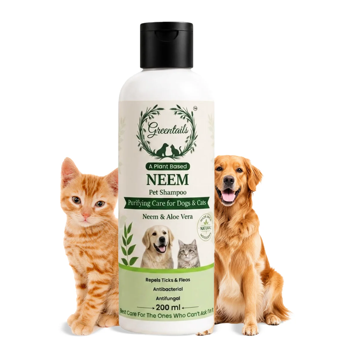 Greentails Neem Pet Shampoo 200 Ml ( Pack of 2)
