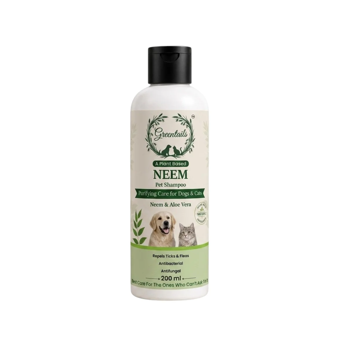Greentails Neem Pet Shampoo 200 Ml ( Pack of 2)