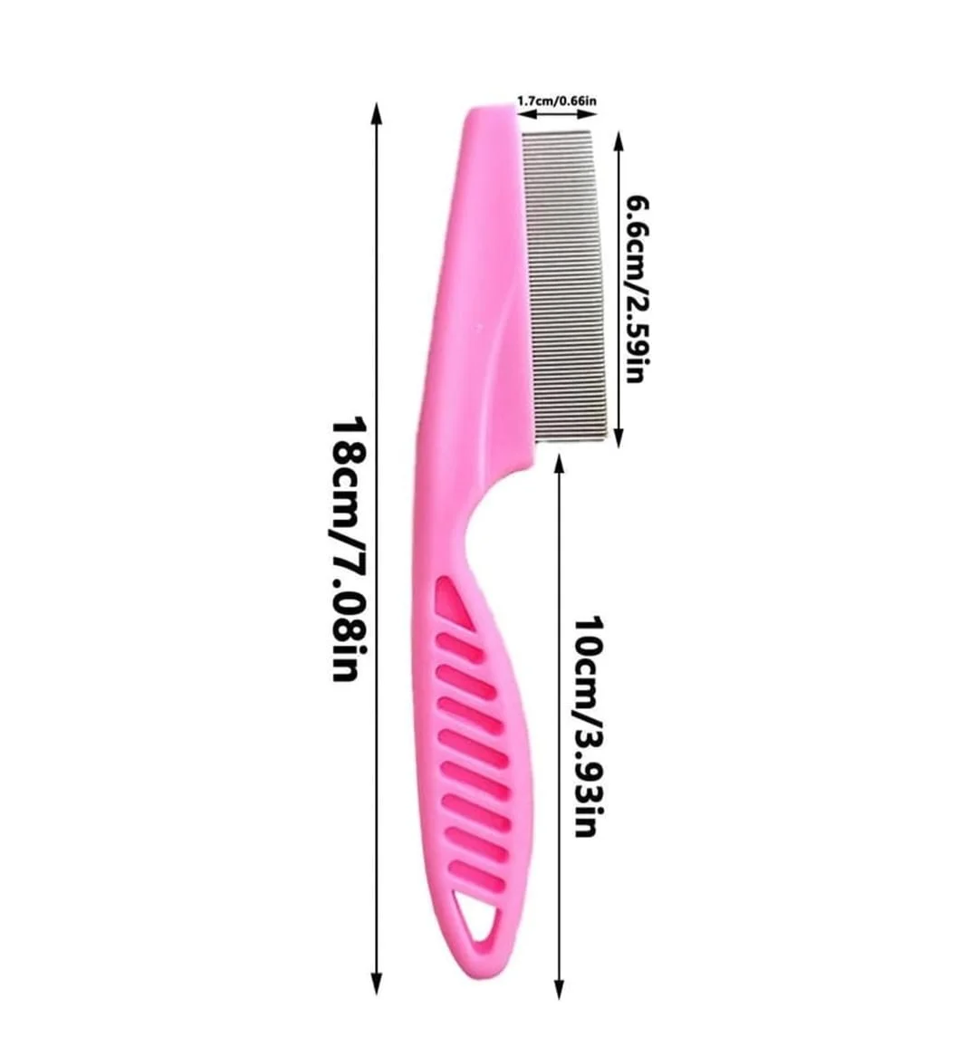 Pet Hair Remover Comb For Dog And Cat - Pack Of 2 2