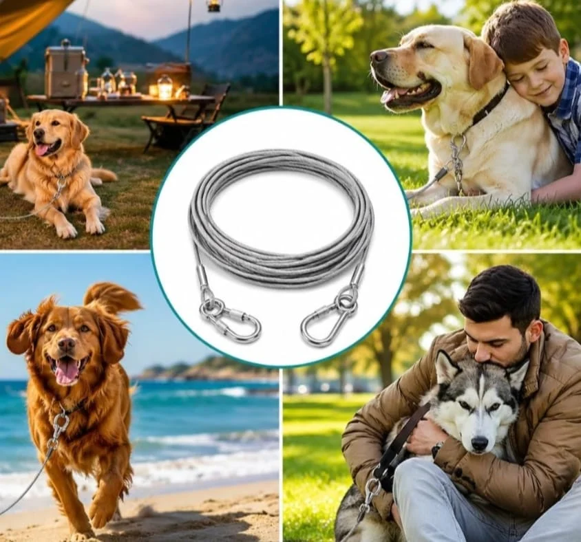 Heavy Duty Stainless Steel Wire Chain For Pets 5 Metre 3