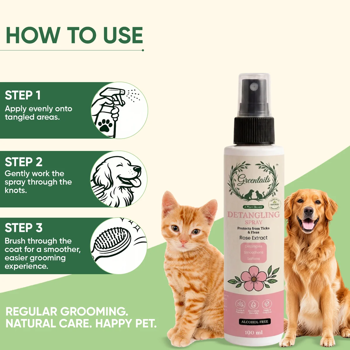 Detangling Spray For Pets 100 Ml 8