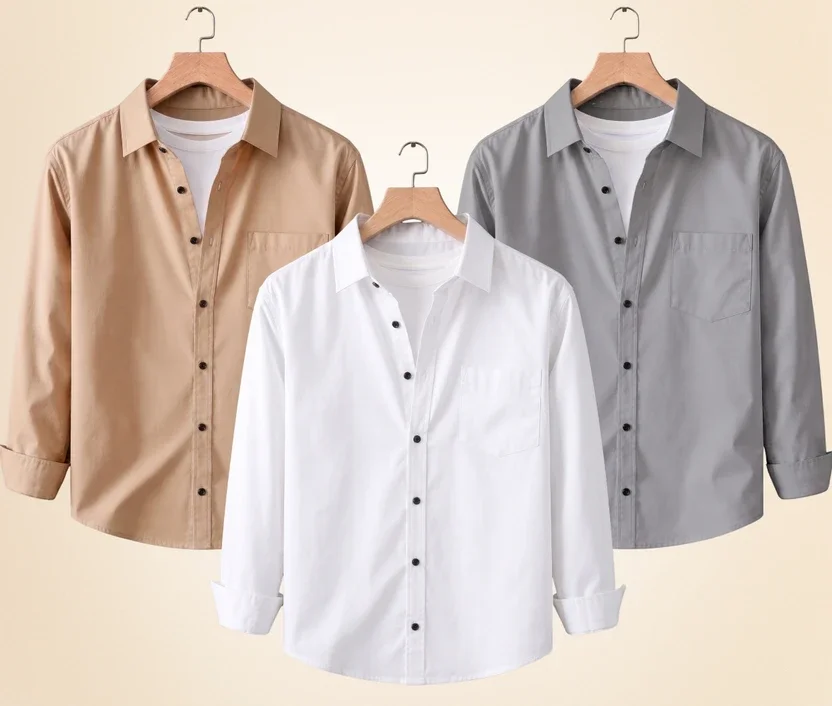 Colix Men Solid Casual Multicolor Shirt - Buy Colix Men Solid Casual Multicolor Shirt Online at Best Prices in India | Flipkart.com
