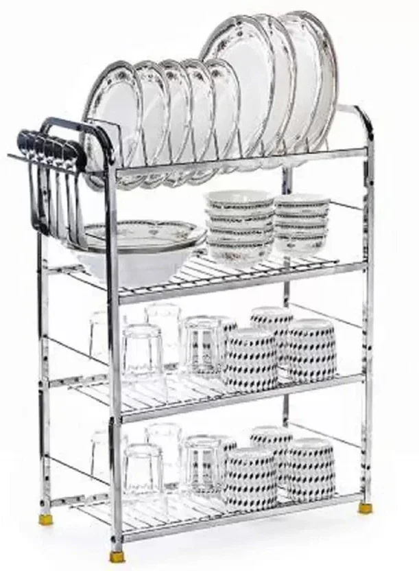 श्री बालाजी ट्रेडिंग 24x18 Inch Small Family Rack स्टील रसोई रैक