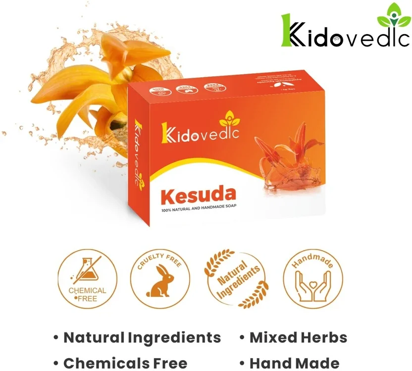 kidovedic Kesuda Natural Handmade Herbal Bath Soap Pack of 1