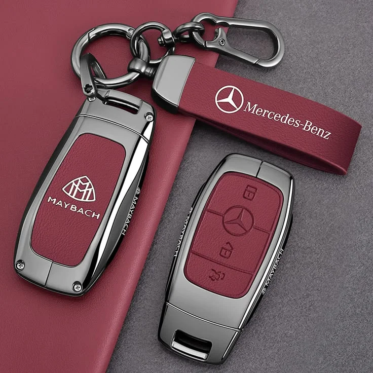 Leather keychain