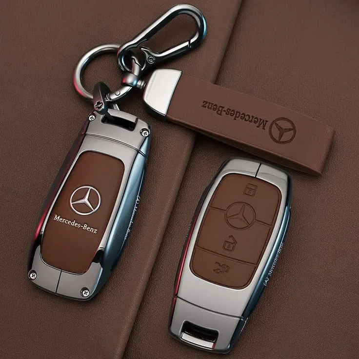 Leather keychain