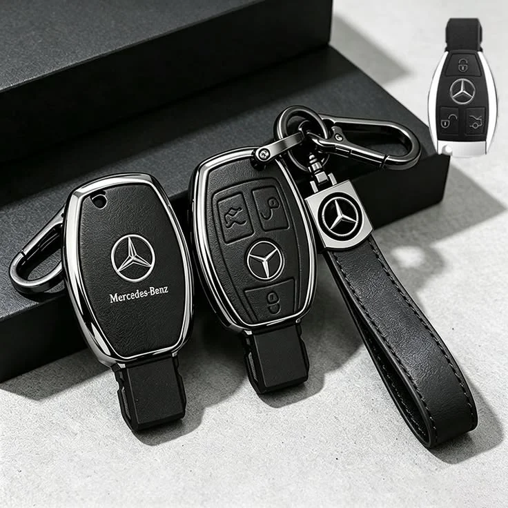 Leather keychain