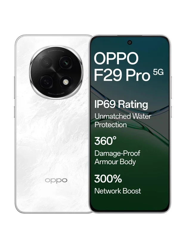 OPPO F29 Pro 5G (Marble White, 256 GB) Mint