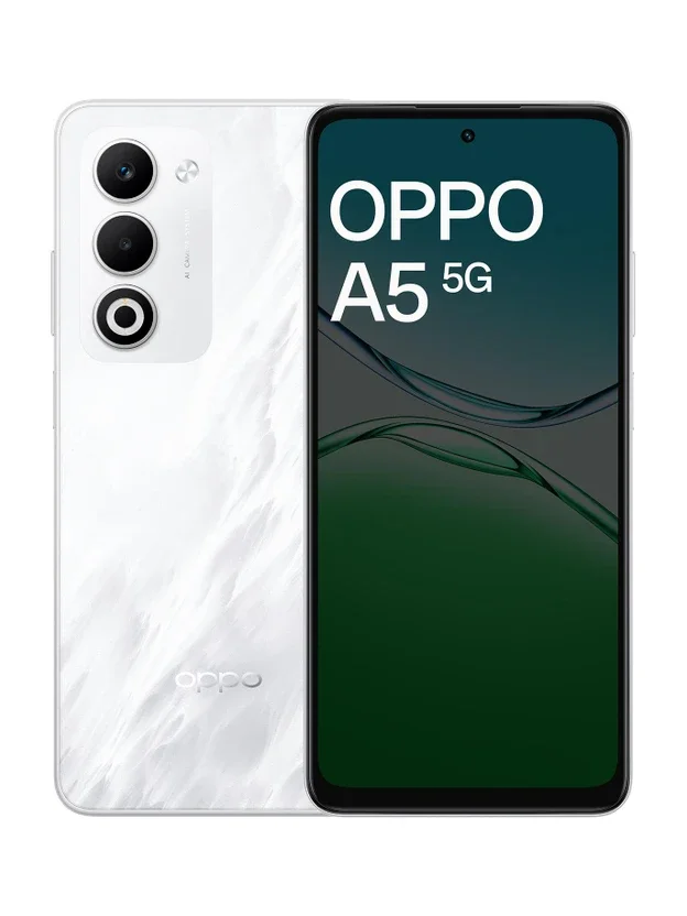 OPPO A5 5G (Mist White, 128 GB) Super Mint
