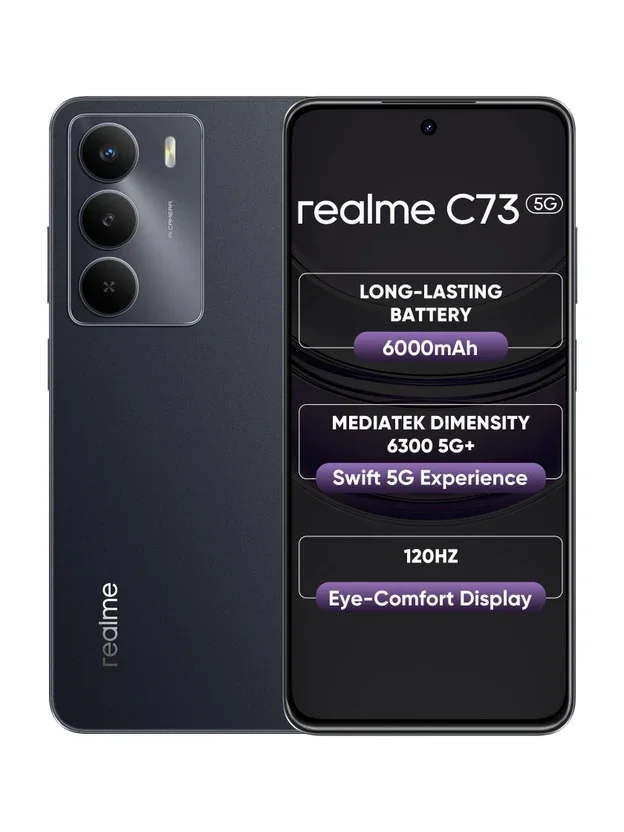 realme C73 5G (Onyx Black, 128 GB) = Super Mind