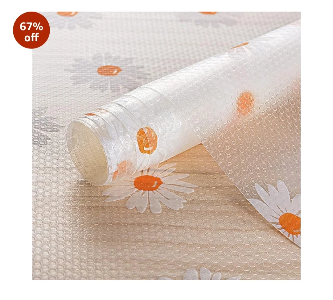Multipurpose EVA Refrigerator, Shelf & Drawer Liner – Anti-Slip, Washable & Cut-to-Size