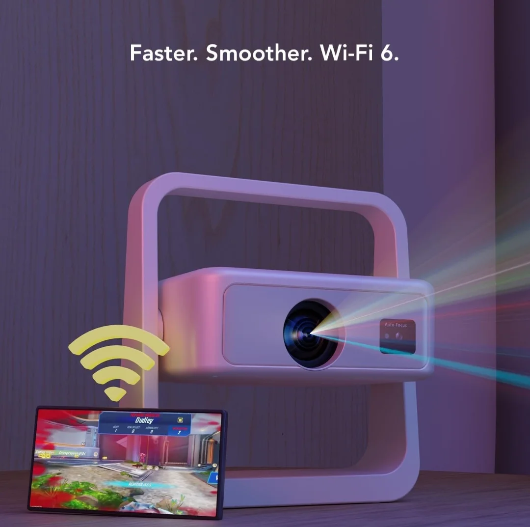 WZATCO Yuva Infinity Smart Projector | Native 1080p | Google TV | Auto Focus