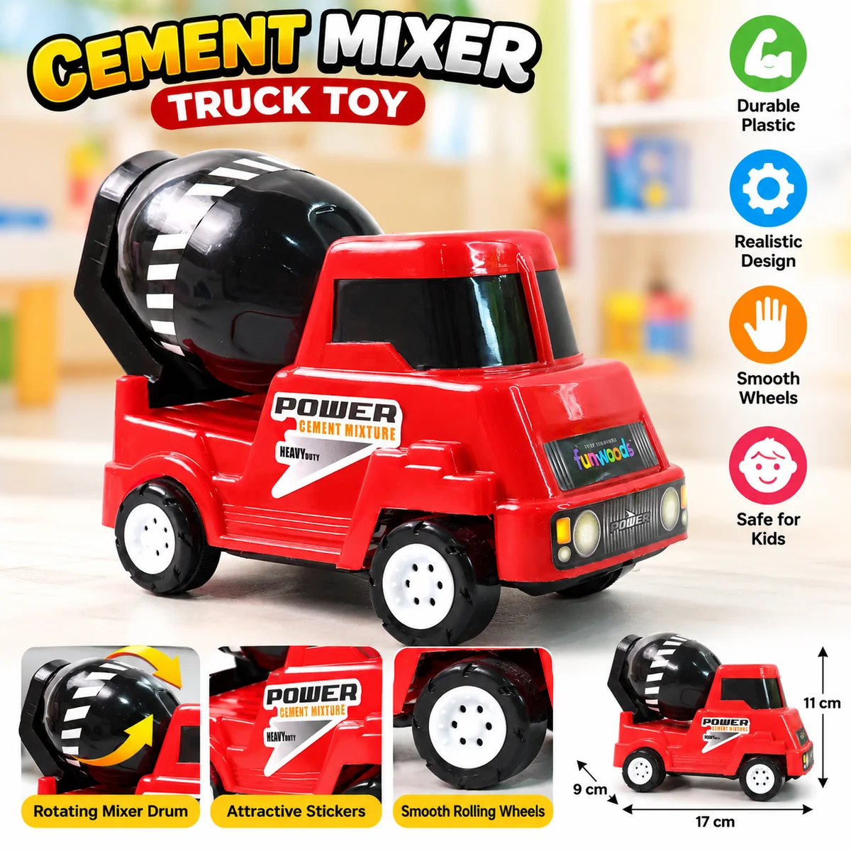 Ciment Mixer Truck Toy