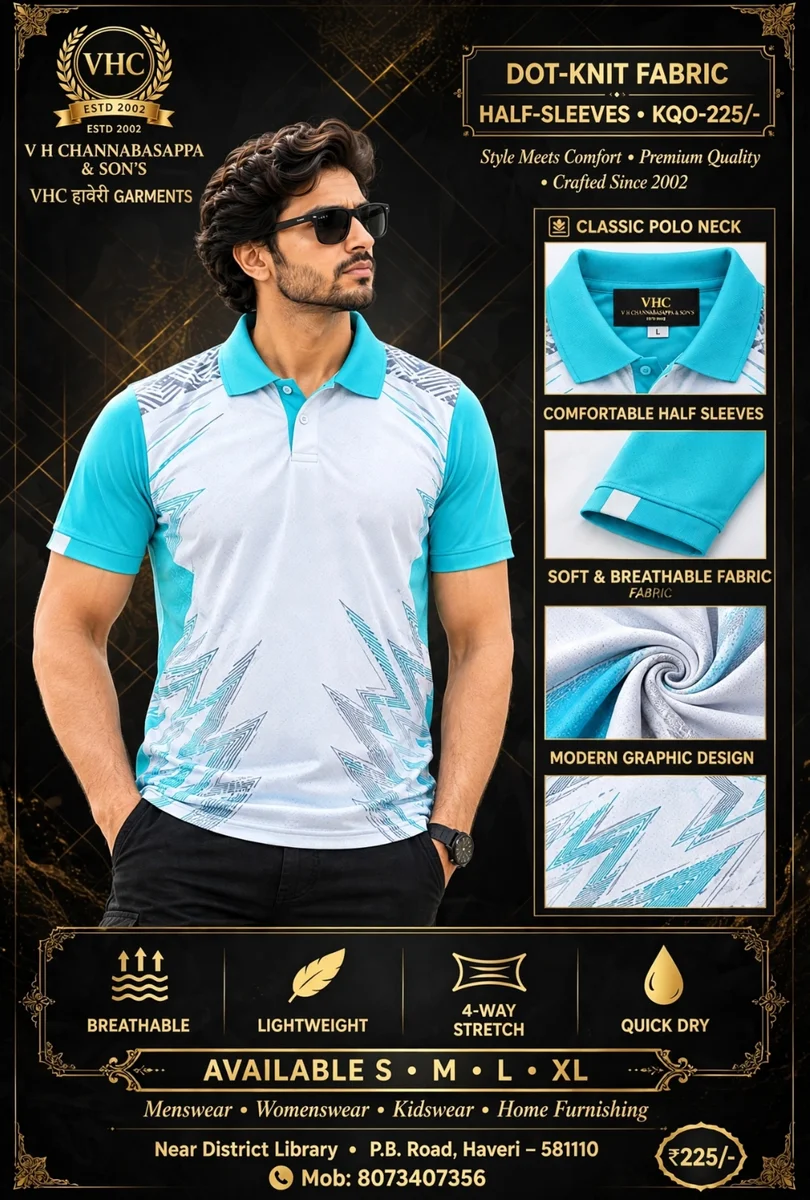 DOT net sublimation t-shirt half sleeve t-shirt available size S M L XL XXL XXXL