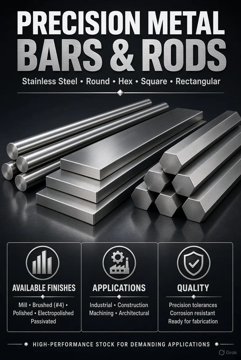 SS HEX BARS 