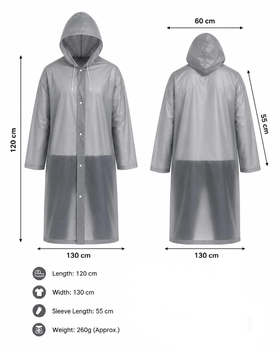 Raincoat for men and women 2