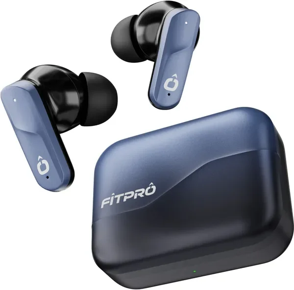 Fitpro X Atom Premium Tws Earbuds With Atom Audio, 52H Playback Bluetooth (Blue, True Wireless)