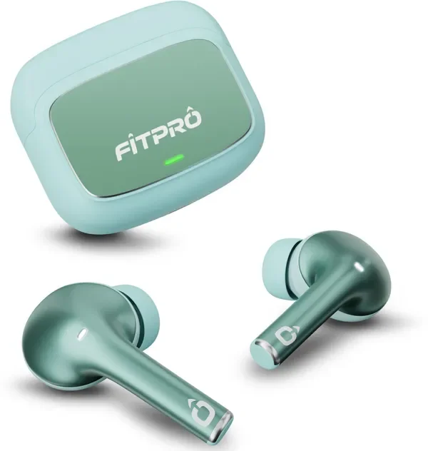 Fitpro Master Earbuds 2 Premium Design Tws Bluetooth 5.4, 72H Playtime, Bluetooth (Green, True Wireless)