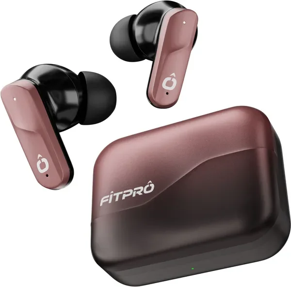 Fitpro X Atom Premium Tws Earbuds With Atom Audio, 52H Playback Bluetooth (Red, True Wireless)