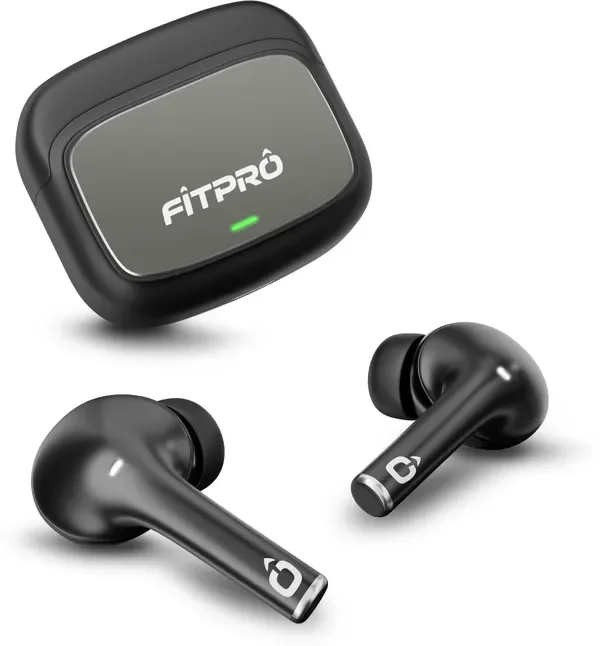 Fitpro Master Earbuds 2 Premium Design Tws Bluetooth 5.4, 72H Playtime, Bluetooth (Black, True Wireless)