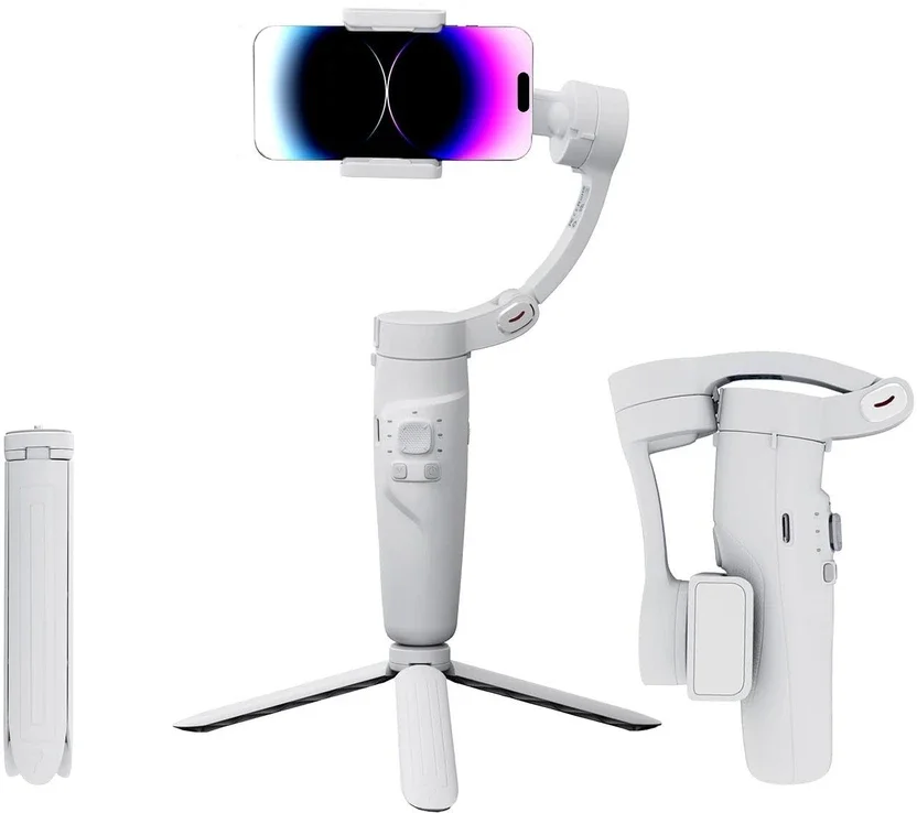 Fitpro F5 Gimbal 3 Axis Cell Phone Control the Focal Length Professional Stabilizer 3 Axis Gimbal for Mobile