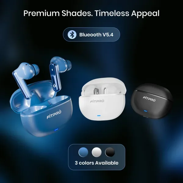 Fitpro Fitpro 151 Earbuds With 72Hrs Standby Enc,Touch Controls Hd Call Compact Lightweight Bluetooth (Blue, True Wireless) 8