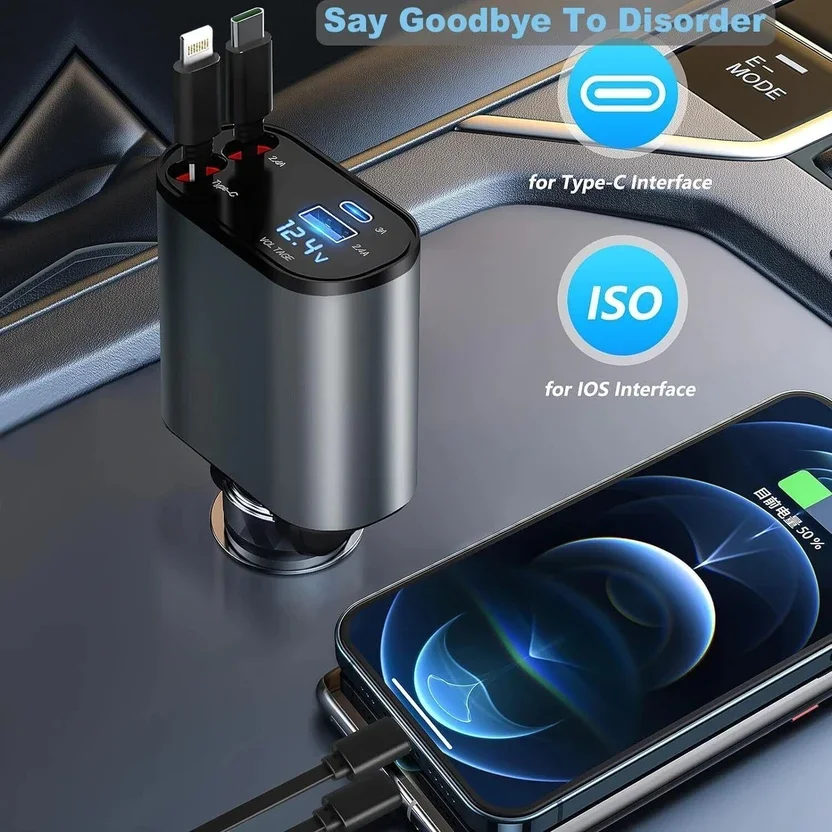 Fitpro 120 W Qualcomm 3.0 Turbo Car Charger 6
