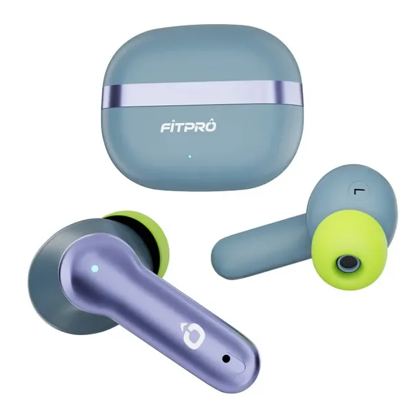 Fitpro Wireless Bluetooth Earbuds With Charging Case green