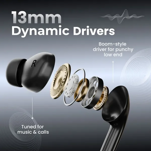 Fitpro Master Earbuds 2 Premium Design Tws Bluetooth 5.4, 72H Playtime, Bluetooth (Black, True Wireless) 6