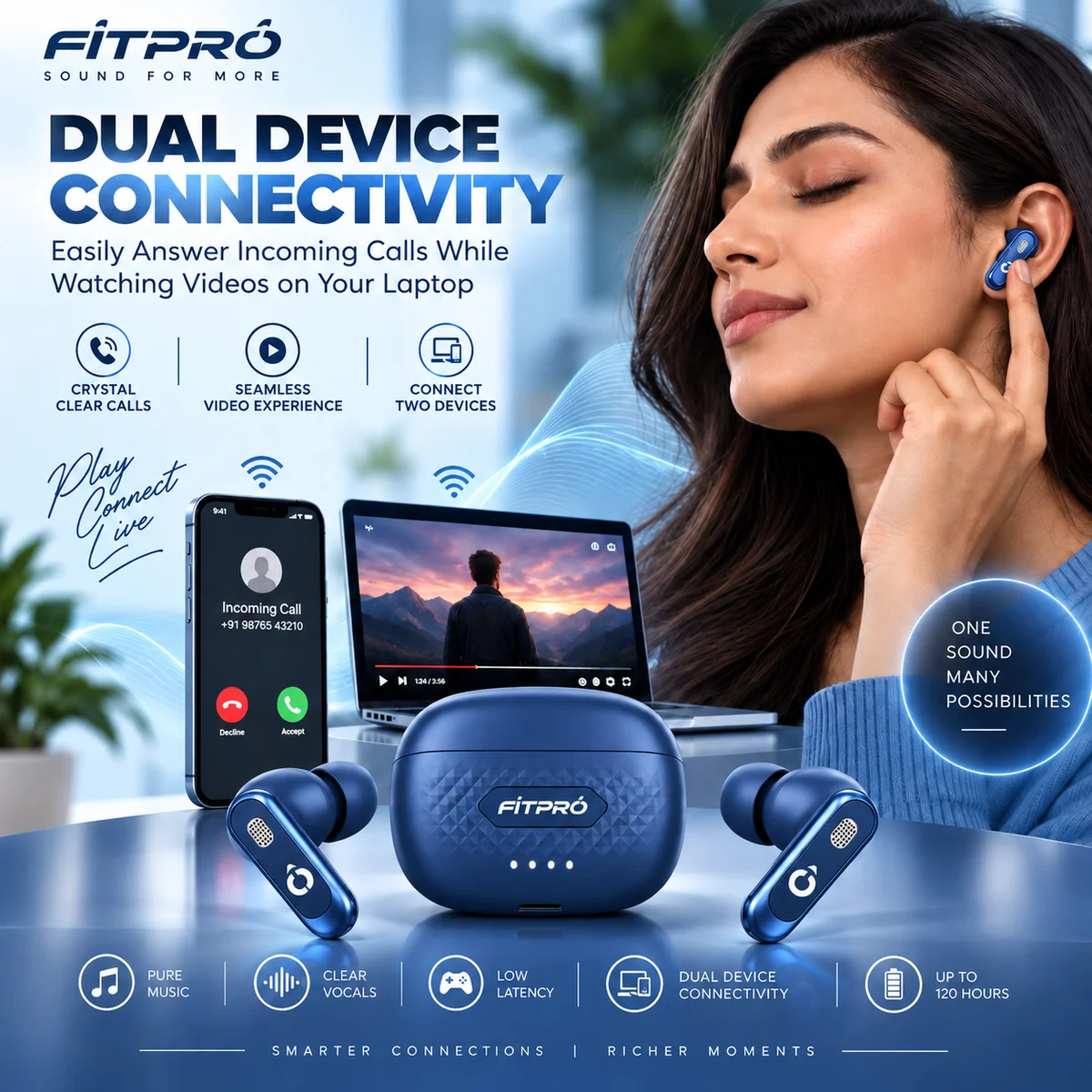 Fitpro crown earbuds 2