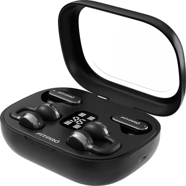 Fitpro Q10 Tws Wireless Earbuds | Twin-Couple Headphones | Bluetooth 5.4 Bluetooth (Black, True Wireless)