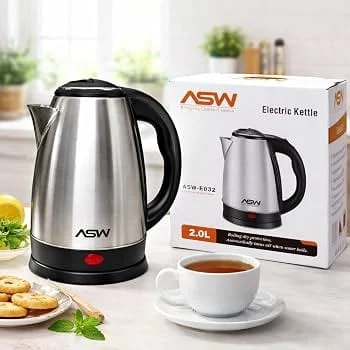 Asw Stainless Steel Electric Water Kettle, 2.0 L