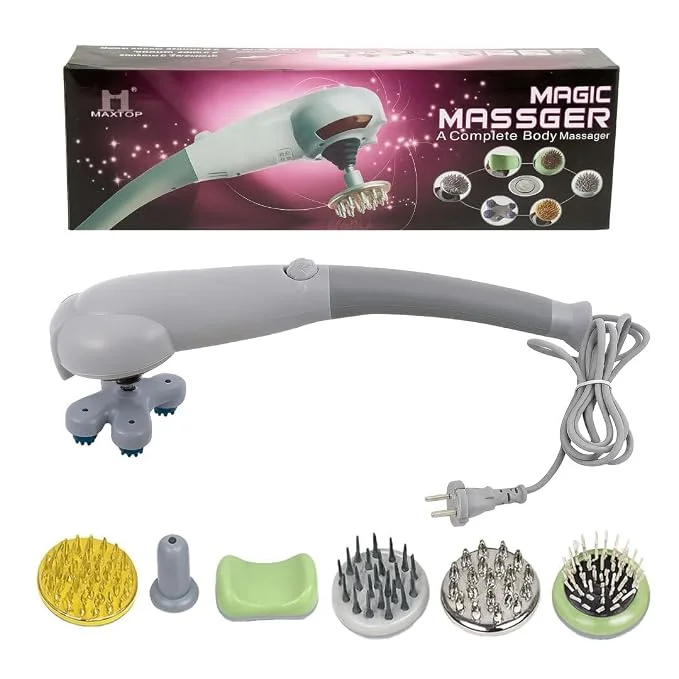 Magic Neck Back Shoulder Body Massager | Electric Handheld Full Body Massage Machine for Home
