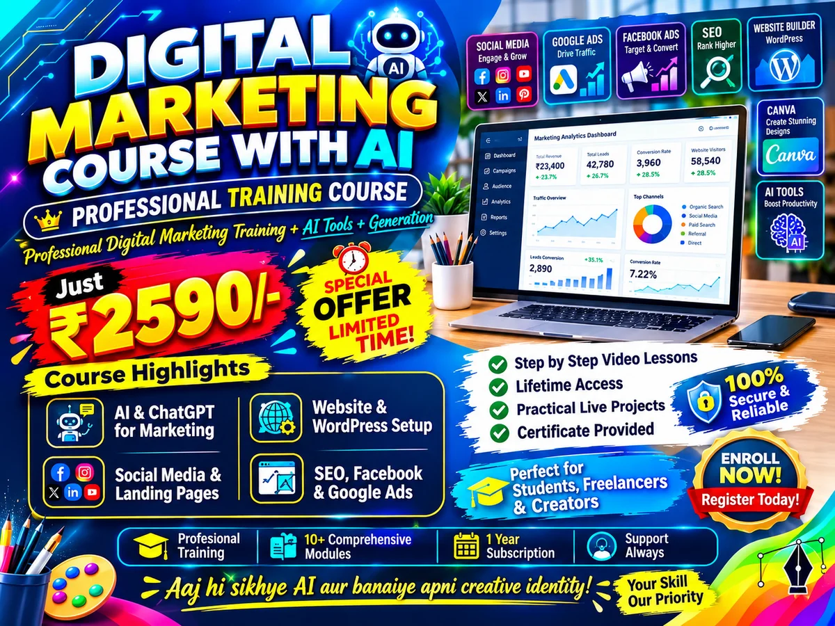 Learn Digital Marketing – Grow Your Business!