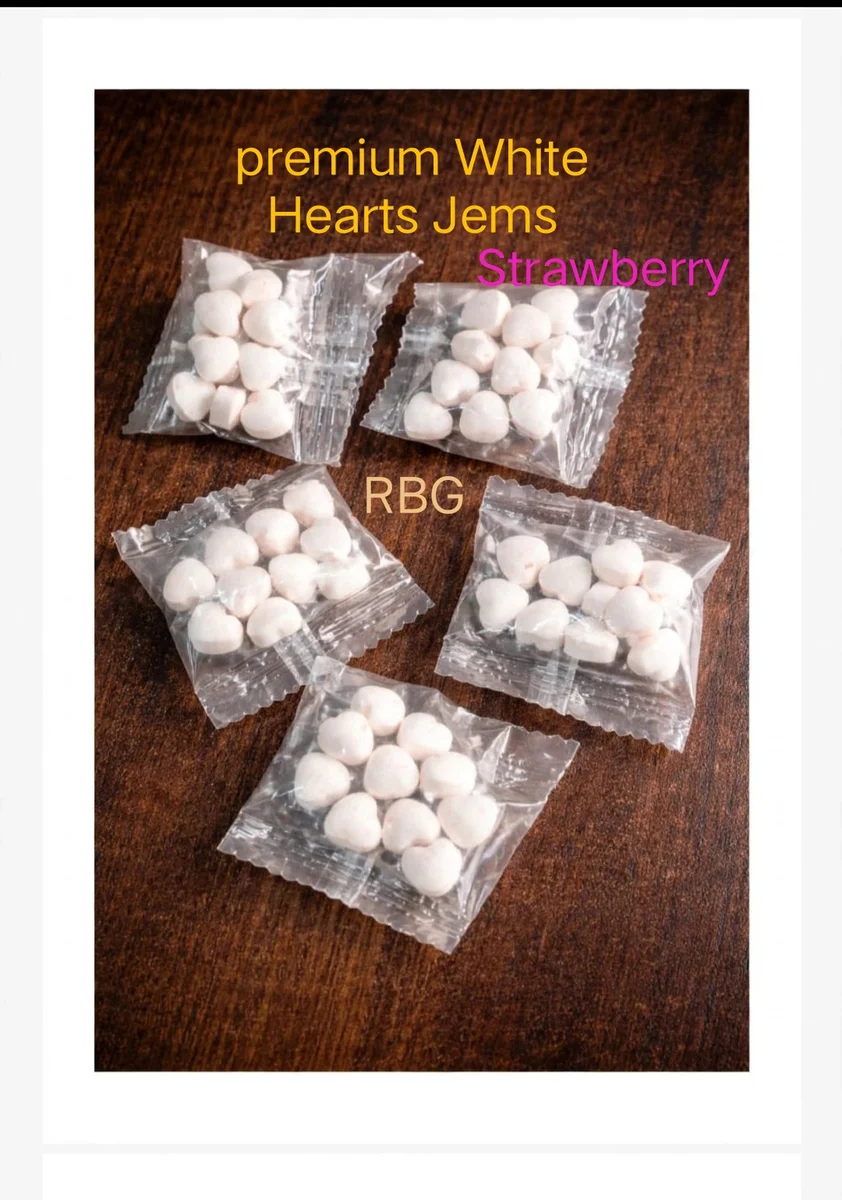 STRAWBERRIE HEART WHITE