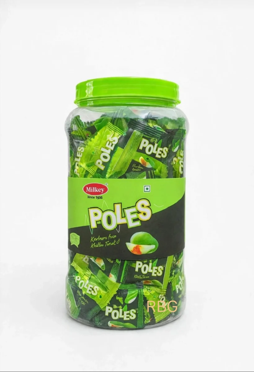 POLES GREEN MANGO CANDY