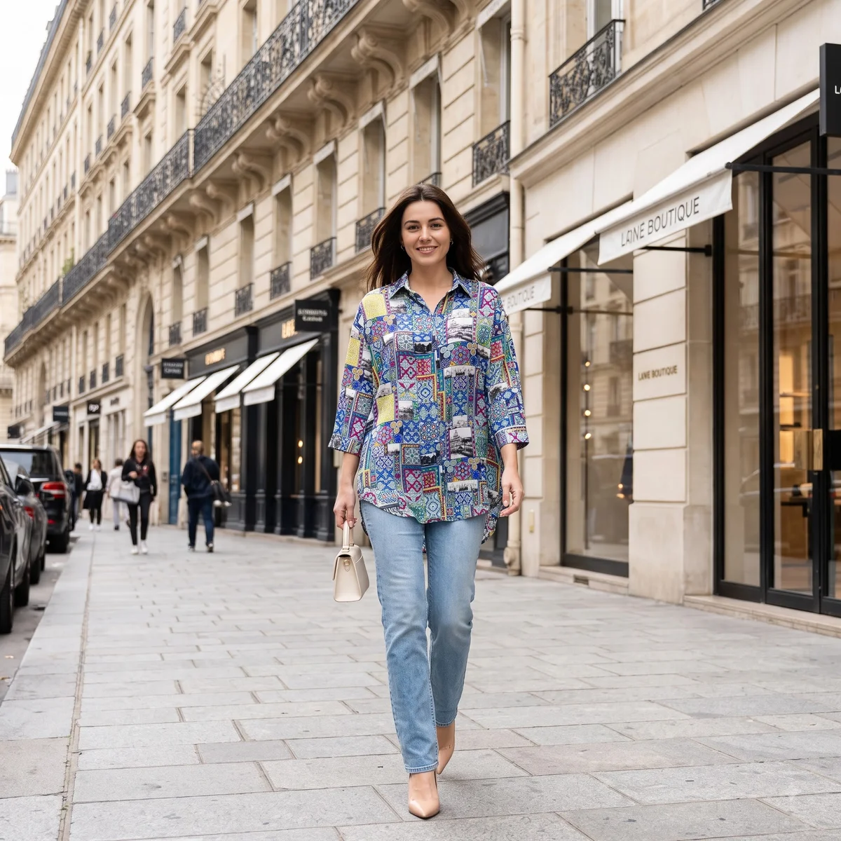 Mosaic Riviera Shirt Kurti 3