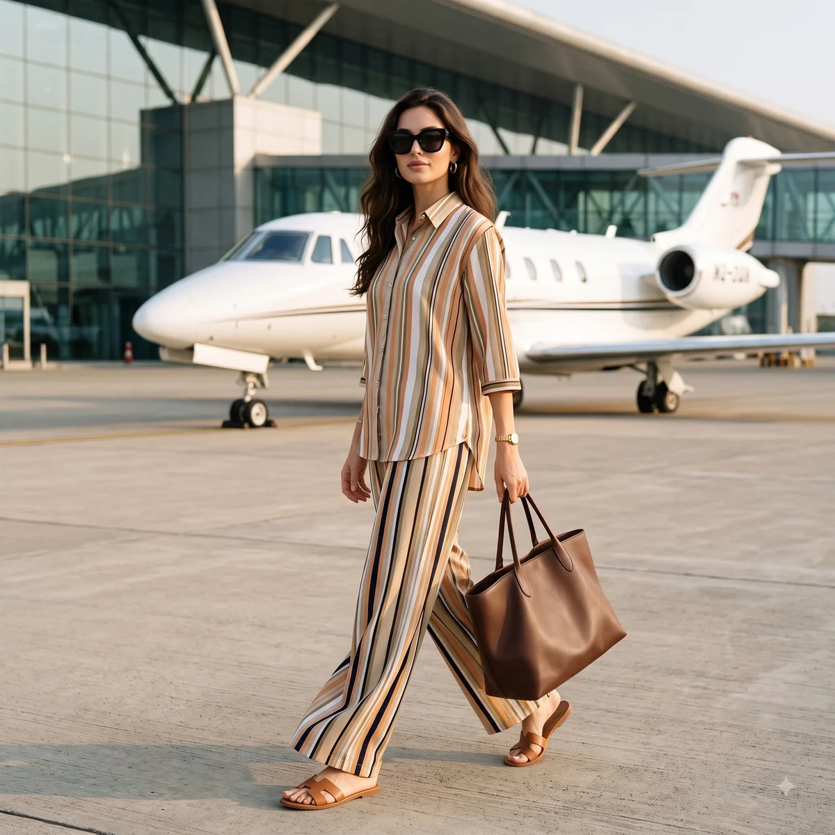 Riviera Striped Co-Ord Set 4