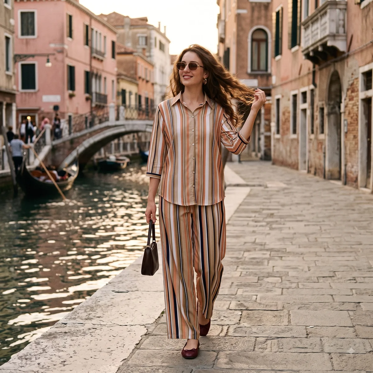 Riviera Striped Co-Ord Set 6